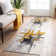 Doucette Abstract Ivory/Gold/Gray Area Rug