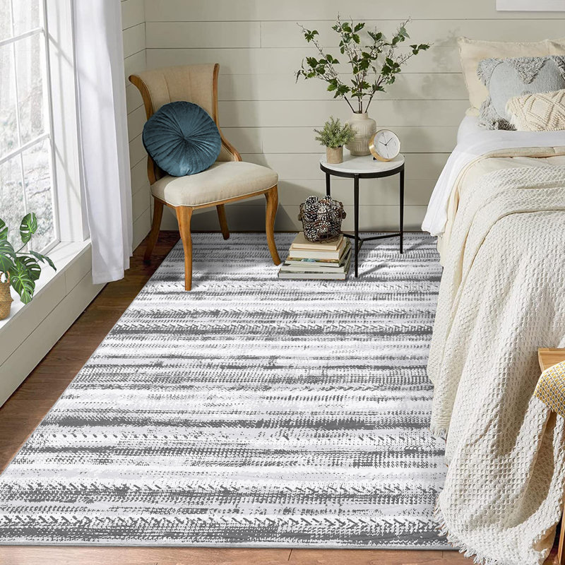 Tapis Yamina avec envers antidérapant, Rectangle 5 pi x 7 pi