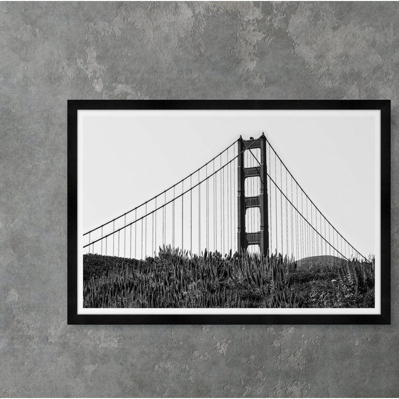 Golden Gate Bridge Tower Iii Print by Tim Klein