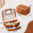 2-layer Jewelry Watch Organizer Box With Mirror