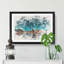Reflection of the San Francisco Skyline - Picture Frame Painting Print-56856027-56856024