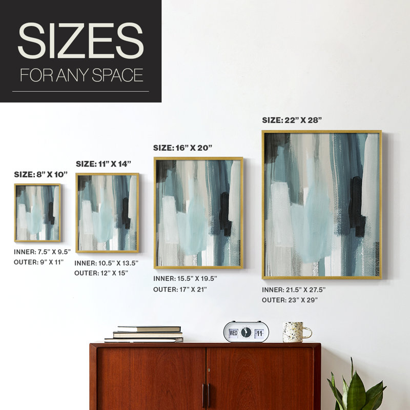 Scribe Shore II Framed Print - Solid Wood