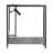 Humza Iron Computer Desk with Built-In Electrical Outlet-1274228509