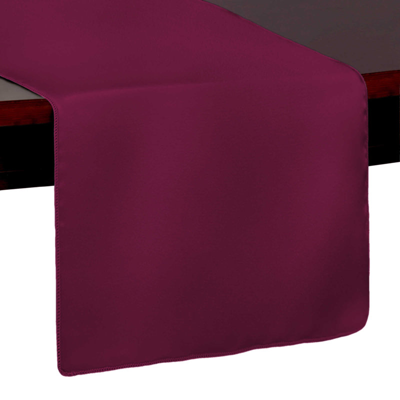 Table Runner, 1, Burgundy Red, 90" x 14"