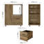 60cm Wide 1 -Drawer Mobile File Cabinet-1085689294