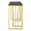 Redding 130cm Glass Top Console Table