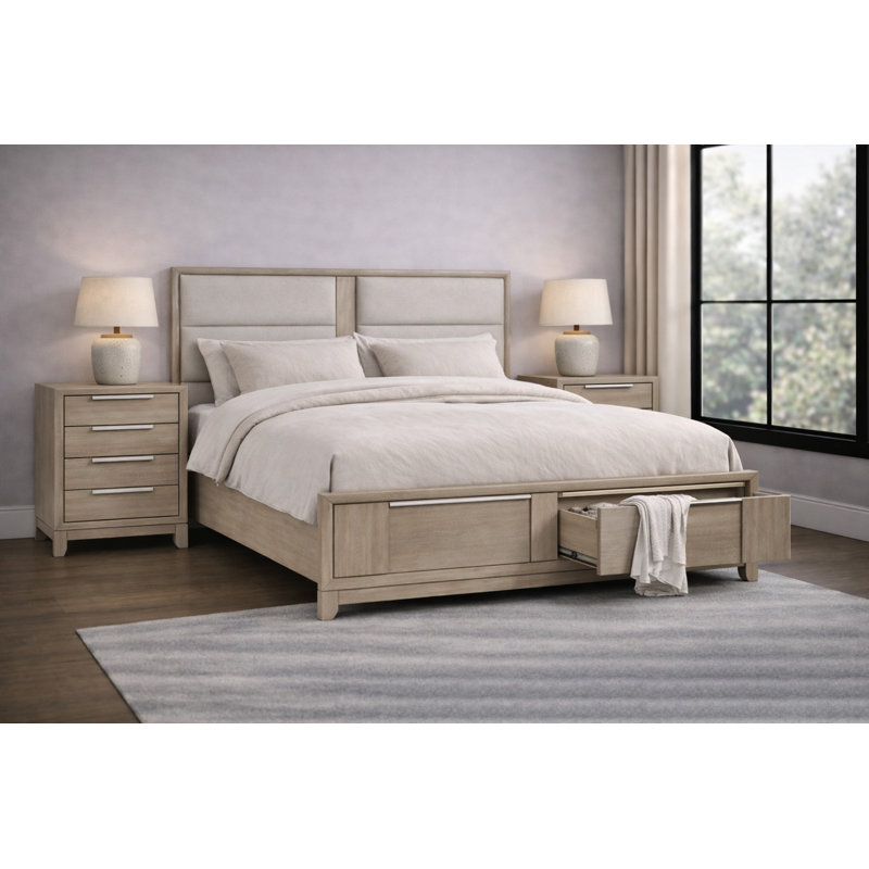 Quantasia Upholstered Platform Storage Bed, Queen