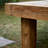 Modern Burlywood Solid Wood Square Coffee Table