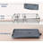 Rustproof Kitchen Dish Drying Rack with Drainboard-124592878