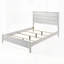 Tête de lit à panneau en bois Wave Texture, mobilier de chambre simple pour un sommeil élégant et confortable