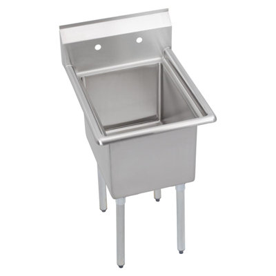Dependabilt 23" L x 23.81" W Free Standing Service Sink