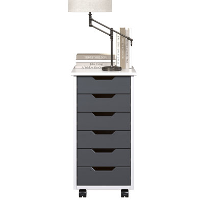 Kerge 6 Drawer Solid Wood Storage Chest
