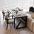 Black Rectangular Solid Wood  desk-33601806