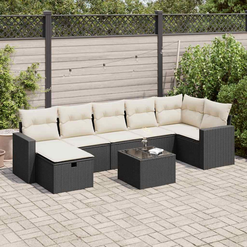 Ensemble de canapé de jardin Vidaxl PE