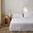 French Linen Bed Skirt Split Corner with Button Drop-135108449-135108450-135108452