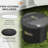 Ice Bath Tub For Athletes' Agility, 79 Gallon Portable With Mite Cover And Carry Bag, Black Refreshment, Resilient