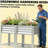 Outdoor Elevated Planter Box,Raised Garden Bed-1976603212