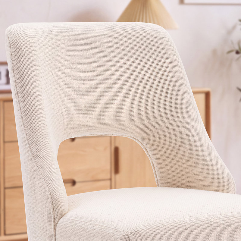 Chaise de salle à manger rembourrée Arlene, Beige