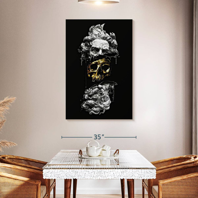 Leisha Hidden Skull, 48" H x 32" W