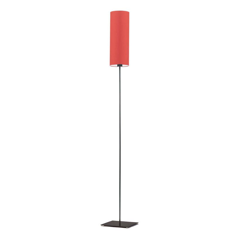 Florencja 165cm Traditional Floor Lamp, Red, Black