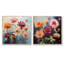 «Binn Zinnias Flowers», 2 pièces-225065105-225065104