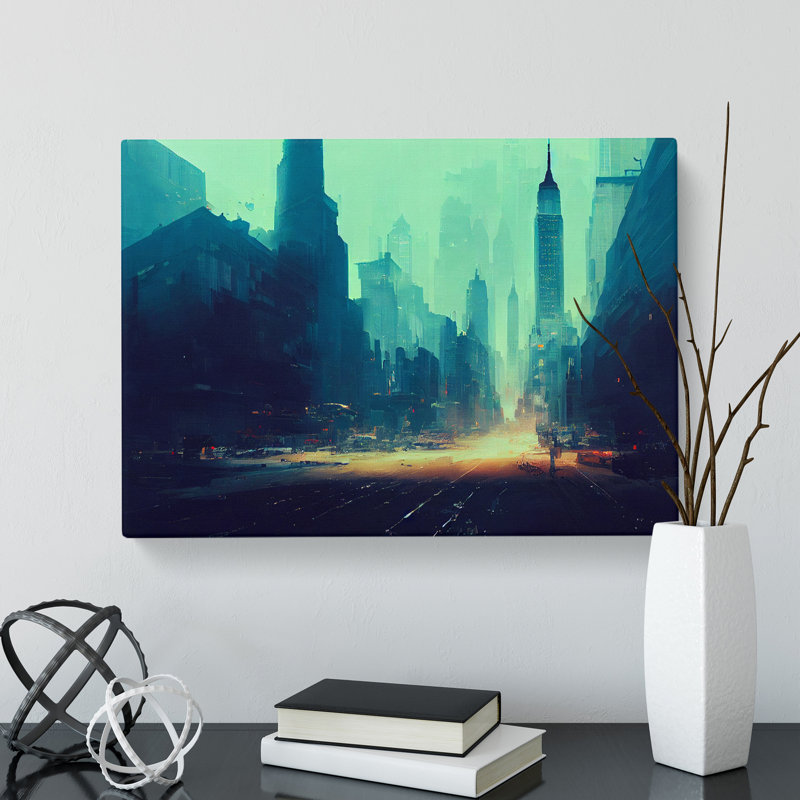 New York City Skyline Vol.3 - Wrapped Canvas, 50cm H x 76cm W x 3cm D