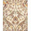 Tapis ivoire en laine noué à la main de conception unique 9 pi 2 po x 12 pi 7 po Hayner