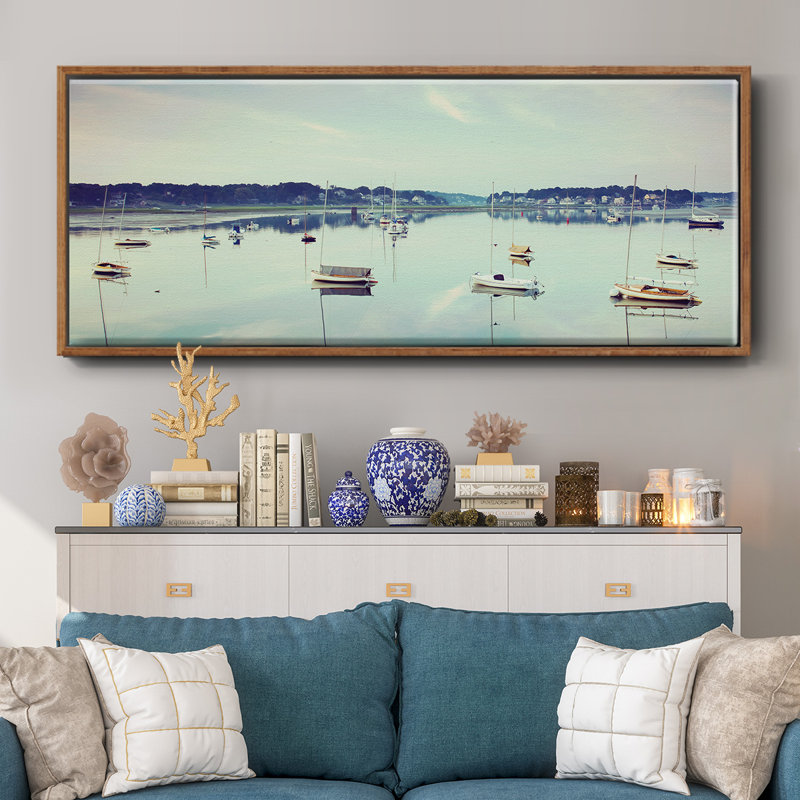 Cape Ann Marina - toile encadrée, H 20 po x l 50 po