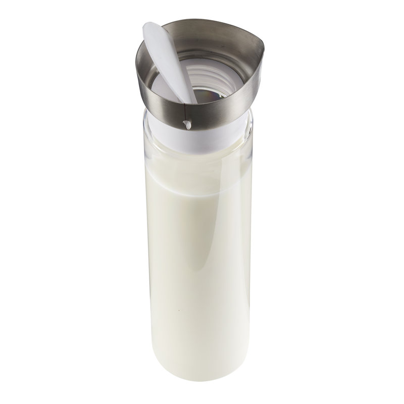 Carafe en polycarbonate avec couvercle à charnières, H 10 po x l 4 po x P 10 po