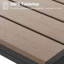 Table d'appoint carrée de patio, table d'extérieur avec protection UV-2036424508