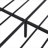 Queen Size Classic Black Metal Platform Bed, Modern Style with Under-Bed Storage for Residential Bedroom Use