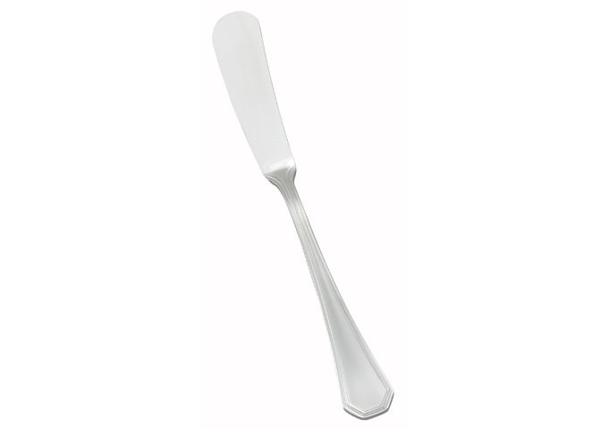 Couteau à tartiner à beurre en acier inoxydable Victoria, très lourd, 8 po (paquet de 12)