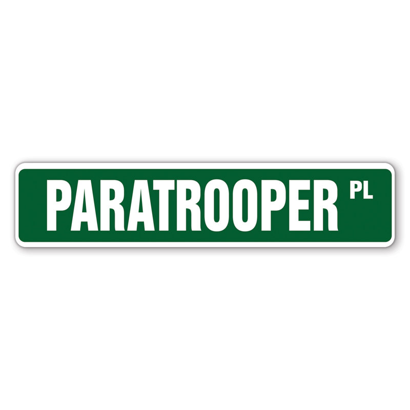 Plaque de rue Layoune, H 8 po x l 36 po x P 0,1 po