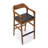 Kolpack Stationary Bar Stool - Chestnut Wire-Brush Finish-1215462300