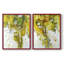 Impression encadrée Golden Foliage I-Premium - prête à être accrochée - aucun clou requis - aucun clou requis-318860791-318860792
