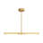 Zuno 1 - Light Minimalist LED Kitchen Island Linear Pendant-1279874678