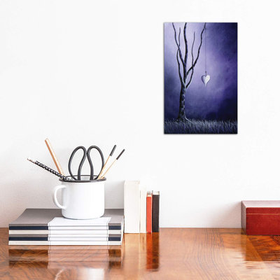 Purple Love - Wrapped Canvas Print