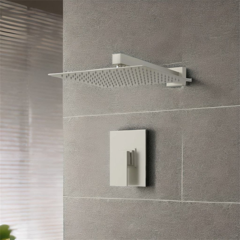 Complete Shower System, Brushed Nickel