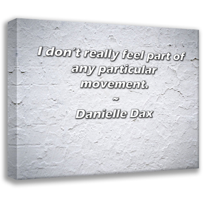 Toile tendue Astoria Grand Gallery par Danielle Dax: «Je ne me sens vraiment pas partie d'un film en particulier