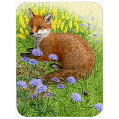 Planche à découper en verre Springtime Fox