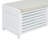 Shoe Bench with Storage and Cushion, Distressed Shutter Storage Bench with Retro Charm for Living Room, Entryway (White)-1573966217