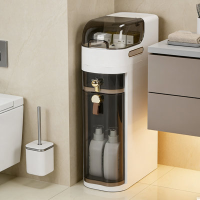 Organisateur de rangement de salle de bain étroit et étroit