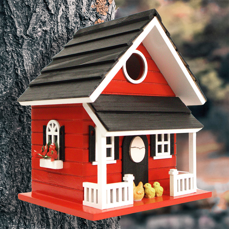 Hen House Birdhouse - Red