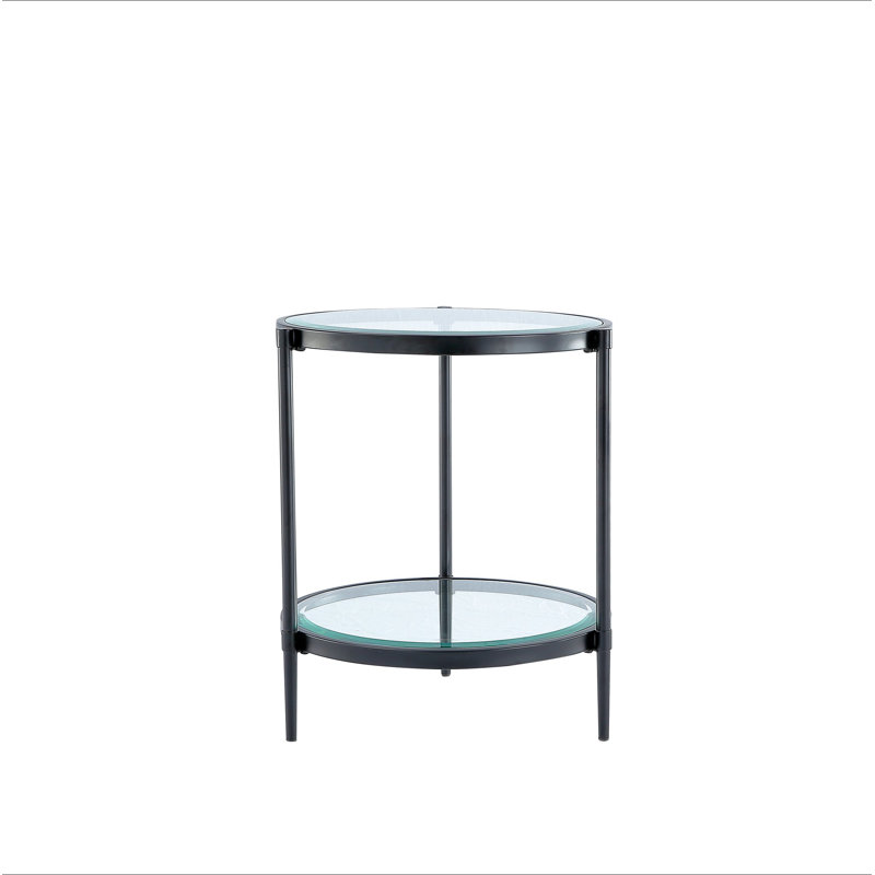 Sleek Minimalist Coffee Table, Crystal Clear Tempered