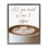 Cadre flottant All You Need Love & Coffee, design par Jesse Keith