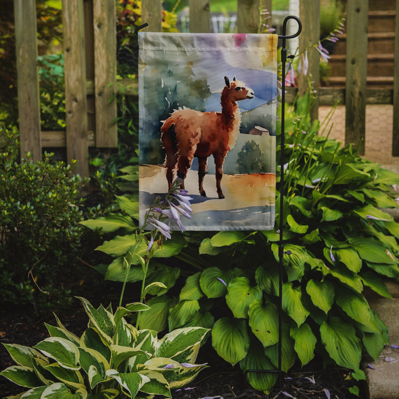 Double Sided 15.5'' H x 11.25'' W Polyester Animal Garden Flag