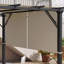 Ensemble de 2 auvent de remplacement pour auvent pour pergola kaki 4 x 18 pi, UV30 + housse pour pergola 10 x 11,8 pi (sans cadre)
