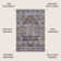 Alanya Ornate Medallion Machine-Washable Brown/Light Gray Rug