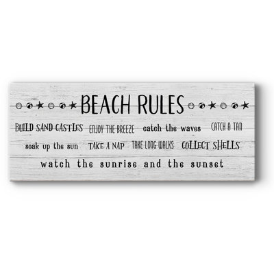 " Rules Of The Beach "