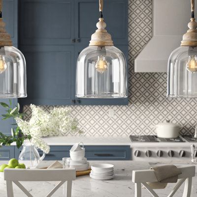 Bridgit 1 - Light White Wash Single Pendant